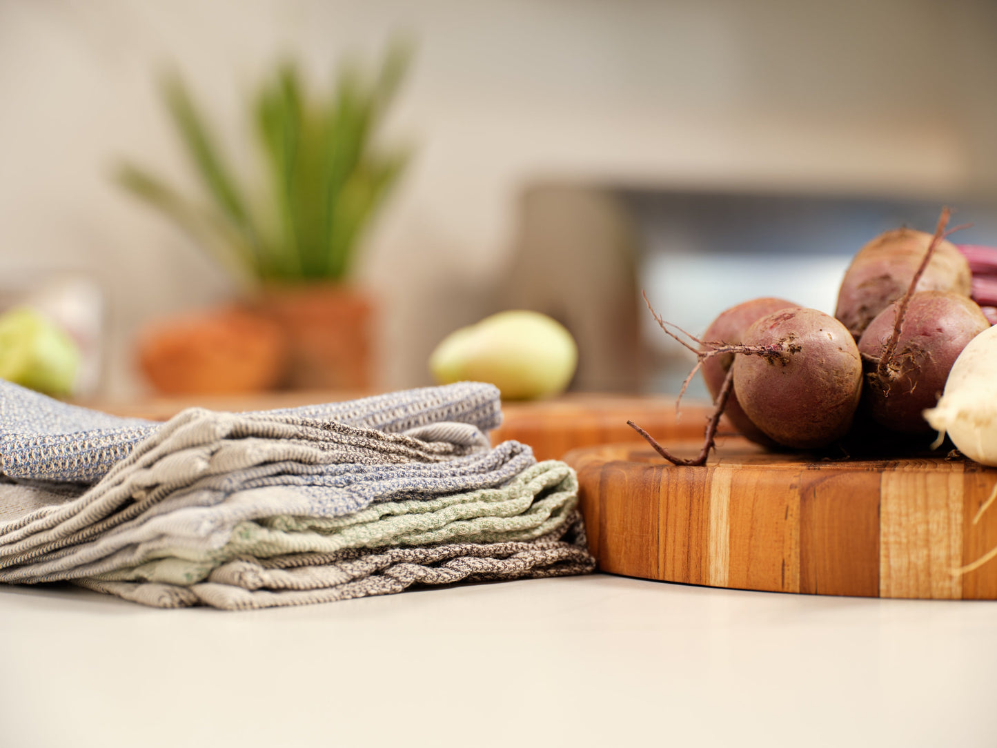 Waffle Weave Wash Cloths - Set of 8-3