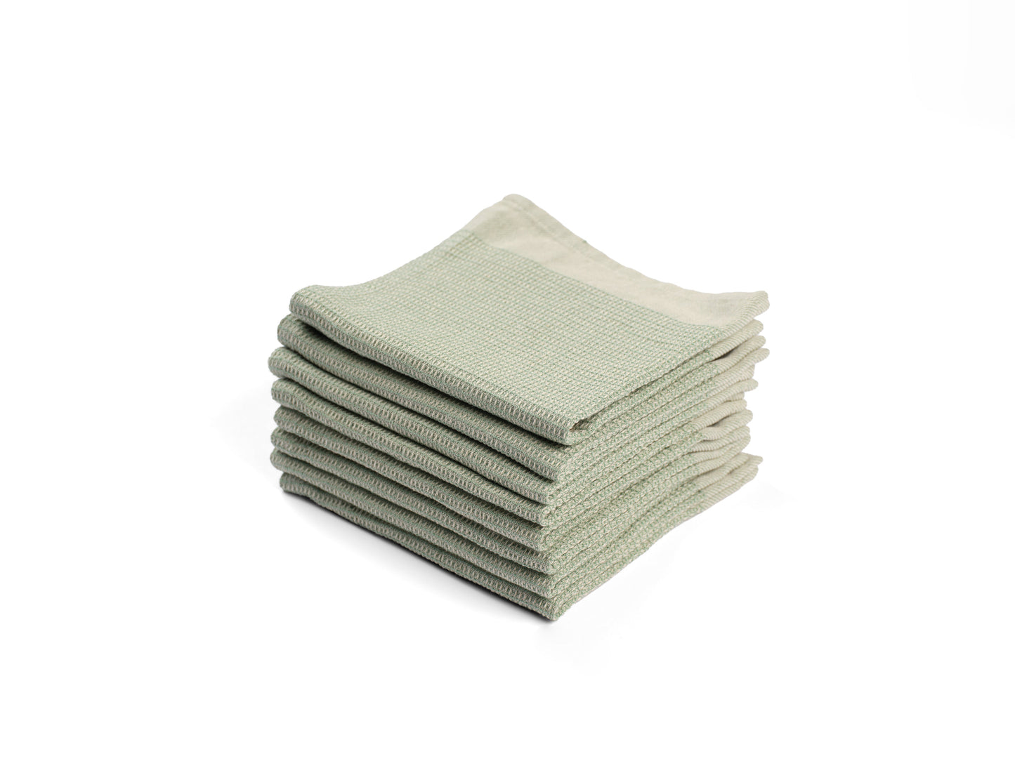 Waffle Weave Wash Cloths - Set of 8-7