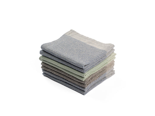 Waffle Weave Wash Cloths - Set of 8-0