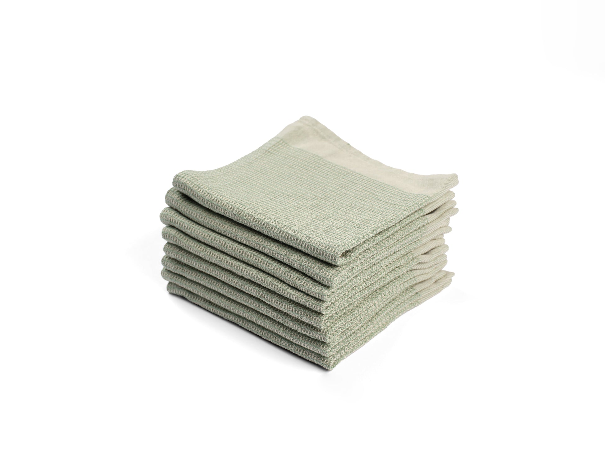 Waffle Weave Wash Cloths - Set of 8-7